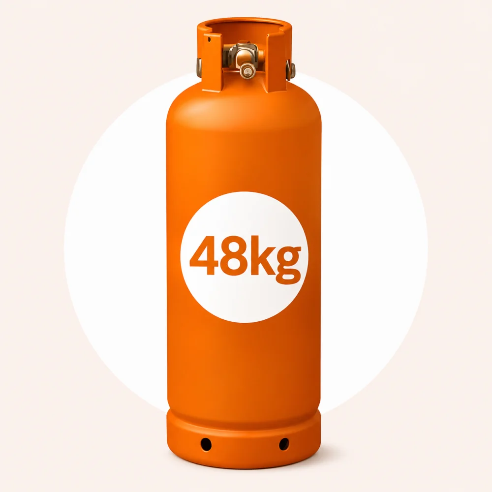 48kg LPG gas refill available from Ignitx Gas Solutions